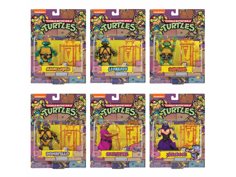 Teenage Mutant Ninja Turtles Retro Rotocast SDCC 2020 Exclusive Set of 6 Figures Gallery Image 10