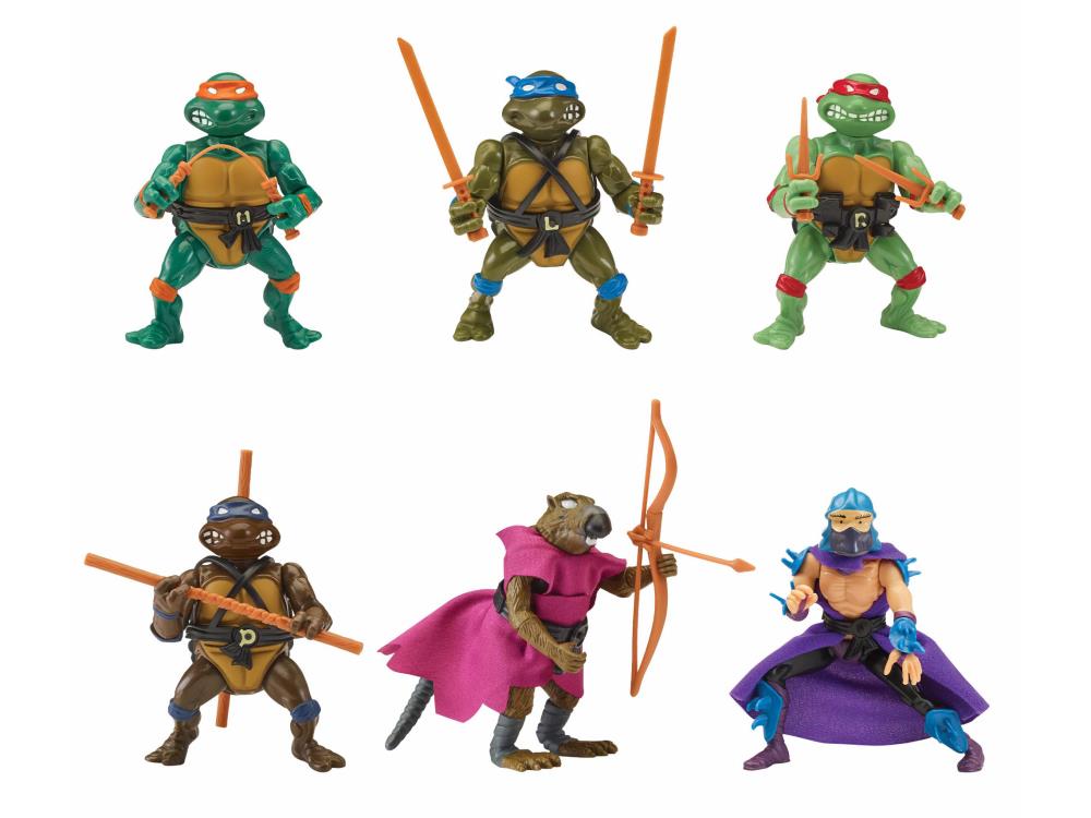 Teenage Mutant Ninja Turtles Retro Rotocast SDCC 2020 Exclusive Set of 6 Figures Gallery Image 9