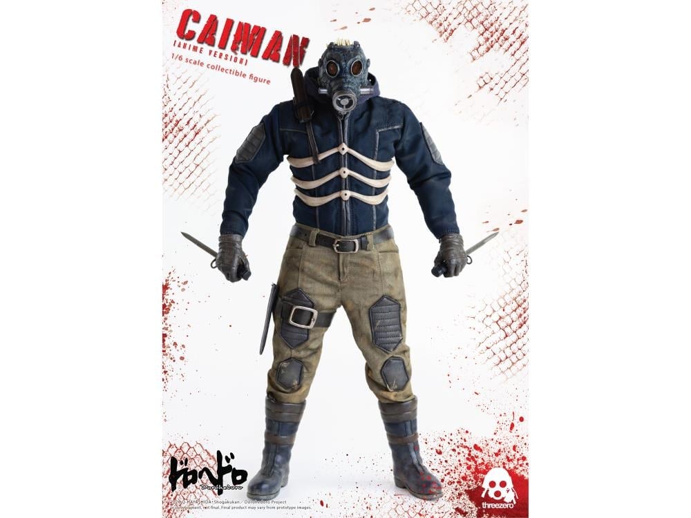 Dorohedoro Caiman Figure by Threezero | BigBadToyStore
