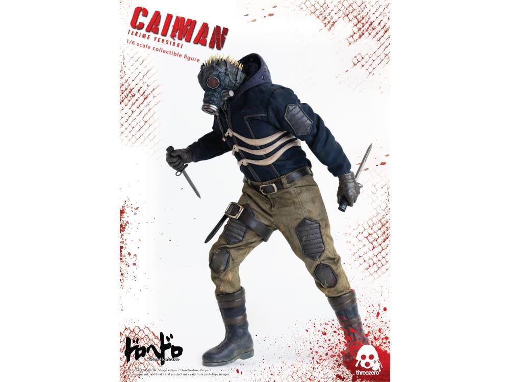 Dorohedoro Caiman Figure by Threezero | BigBadToyStore