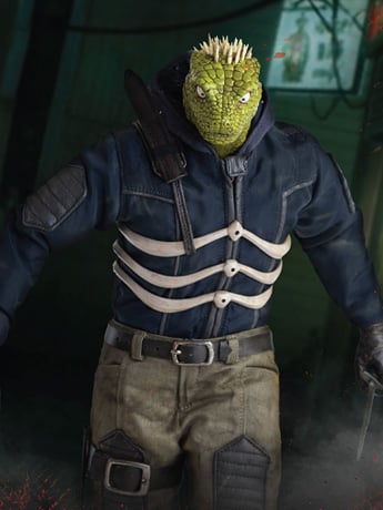 Dorohedoro Caiman Figure by Threezero | BigBadToyStore