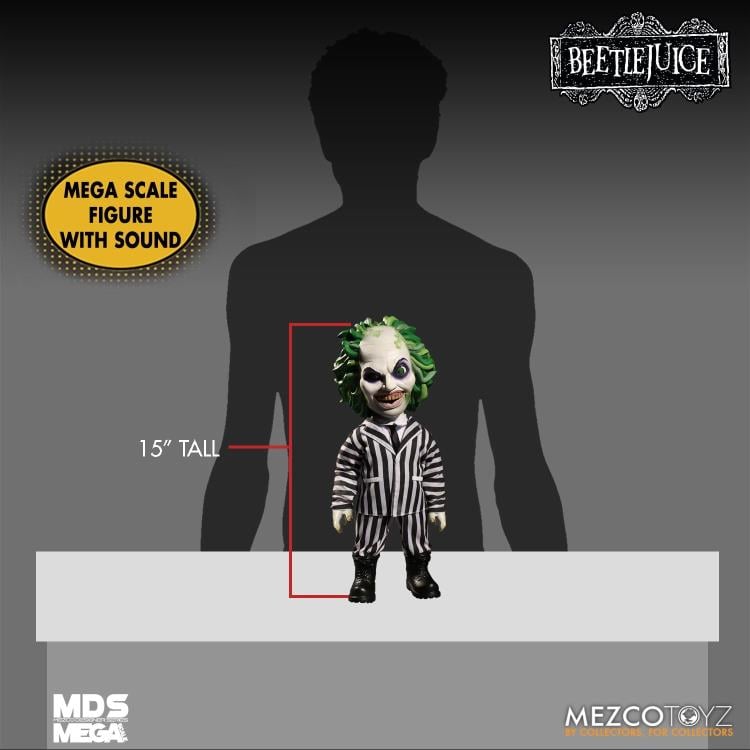 Beetlejuice Mezco Designer Series Mega Scale Talking Beetlejuice Gallery Image 9