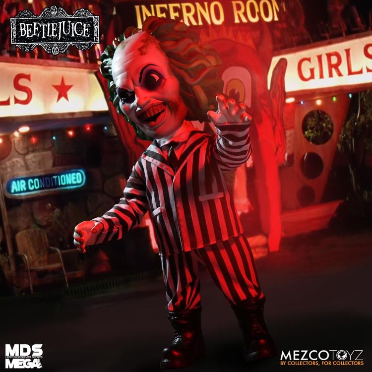 Beetlejuice Mezco Designer Series Mega Scale Talking Beetlejuice Gallery Image 4