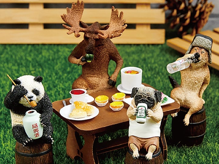 Animal Life Horoyoi (Tipsy) Box of 6 Figures Gallery Image 1