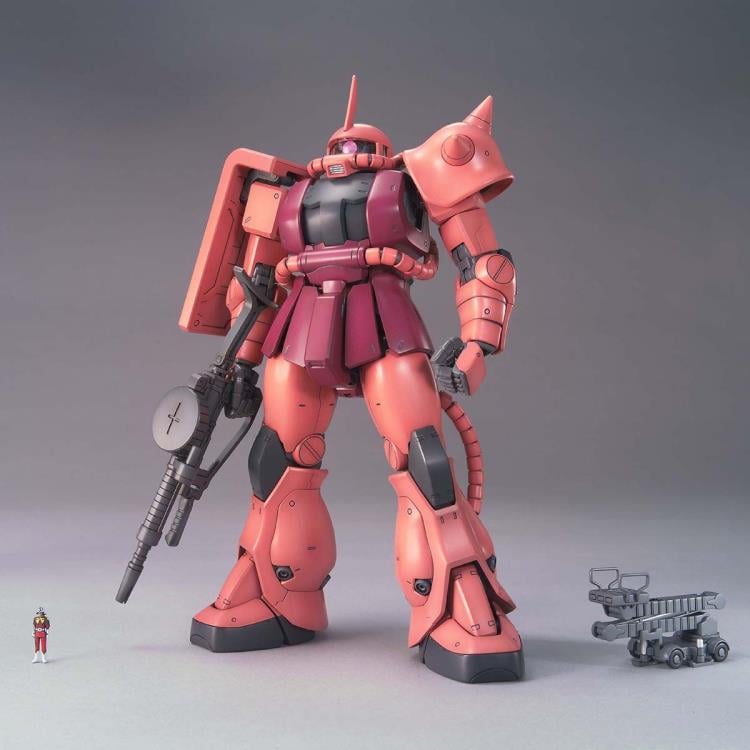 Mobile Suit Gundam MG Char's Zaku II (Ver. 2.0) 1/100 Scale Model Kit Gallery Image 3