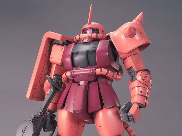 Mobile Suit Gundam MG Char's Zaku II (Ver. 2.0) 1/100 Scale Model Kit Gallery Image 1