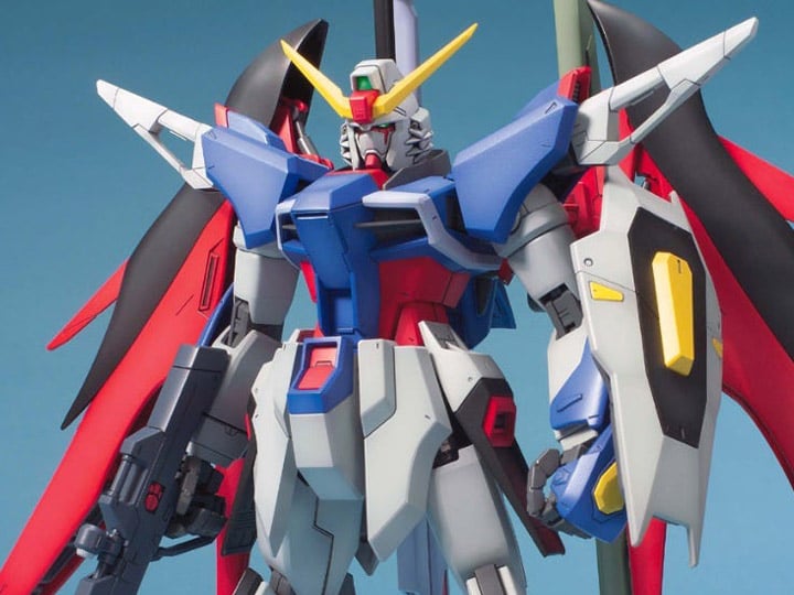 Mobile Suit Gundam SEED Destiny MG Destiny Gundam 1/100 Scale Model Kit Gallery Image 1