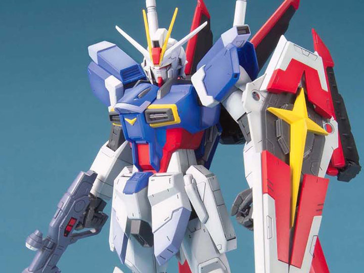 Mobile Suit Gundam SEED Destiny MG Force Impulse Gundam 1/100 Scale Model Kit Gallery Image 1
