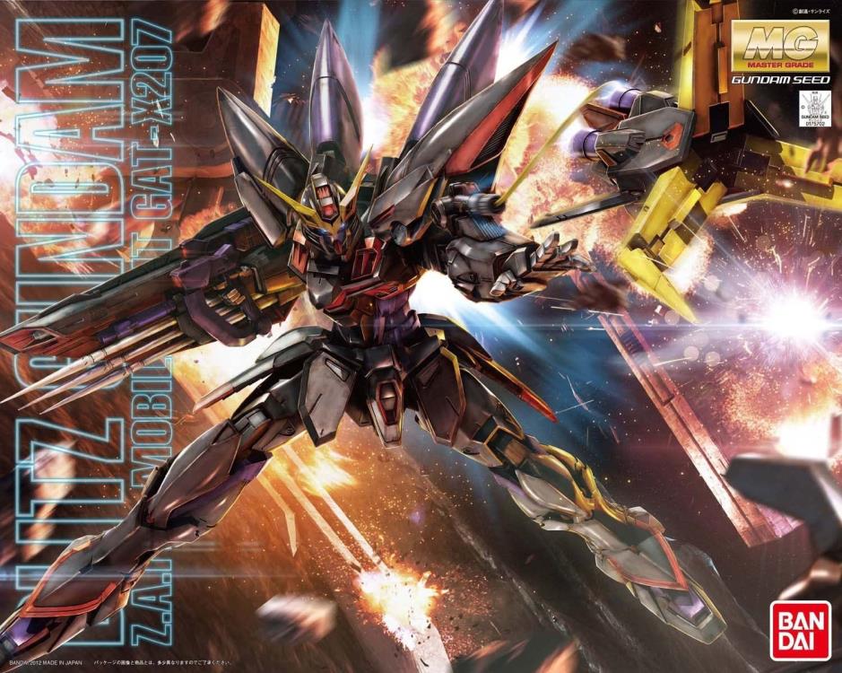 Mobile Suit Gundam SEED MG Blitz Gundam 1/100 Scale Model Kit Gallery Image 5
