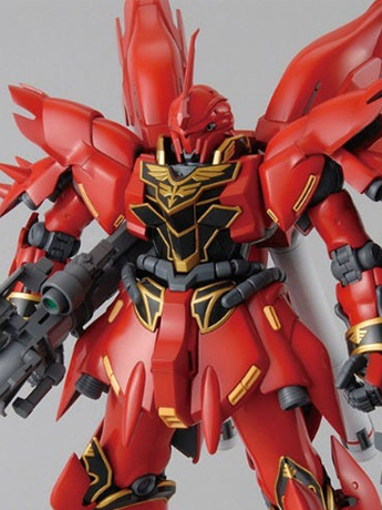 Mobile Suit Gundam Unicorn MG Sinanju (Anime Ver.) 1/100 Scale Model Kit Gallery Image 2