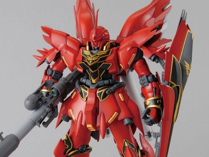 Mobile Suit Gundam Unicorn MG Sinanju (Anime Ver.) 1/100 Scale Model Kit Gallery Image 1