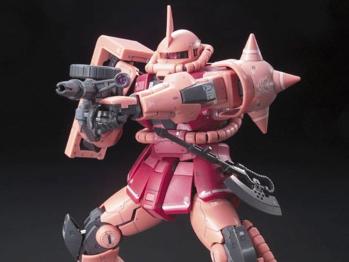 Mobile Suit Gundam RG MS-06S Char's Zaku II 1/144 Scale Model Kit Gallery Image 1
