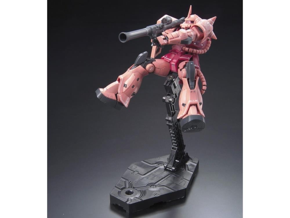 Mobile Suit Gundam RG MS-06S Char's Zaku II 1/144 Scale Model Kit Gallery Image 7