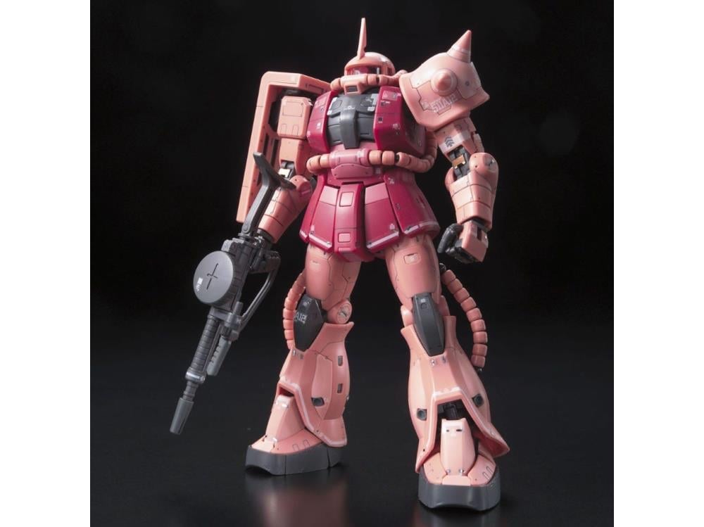 Mobile Suit Gundam RG MS-06S Char's Zaku II 1/144 Scale Model Kit Gallery Image 5