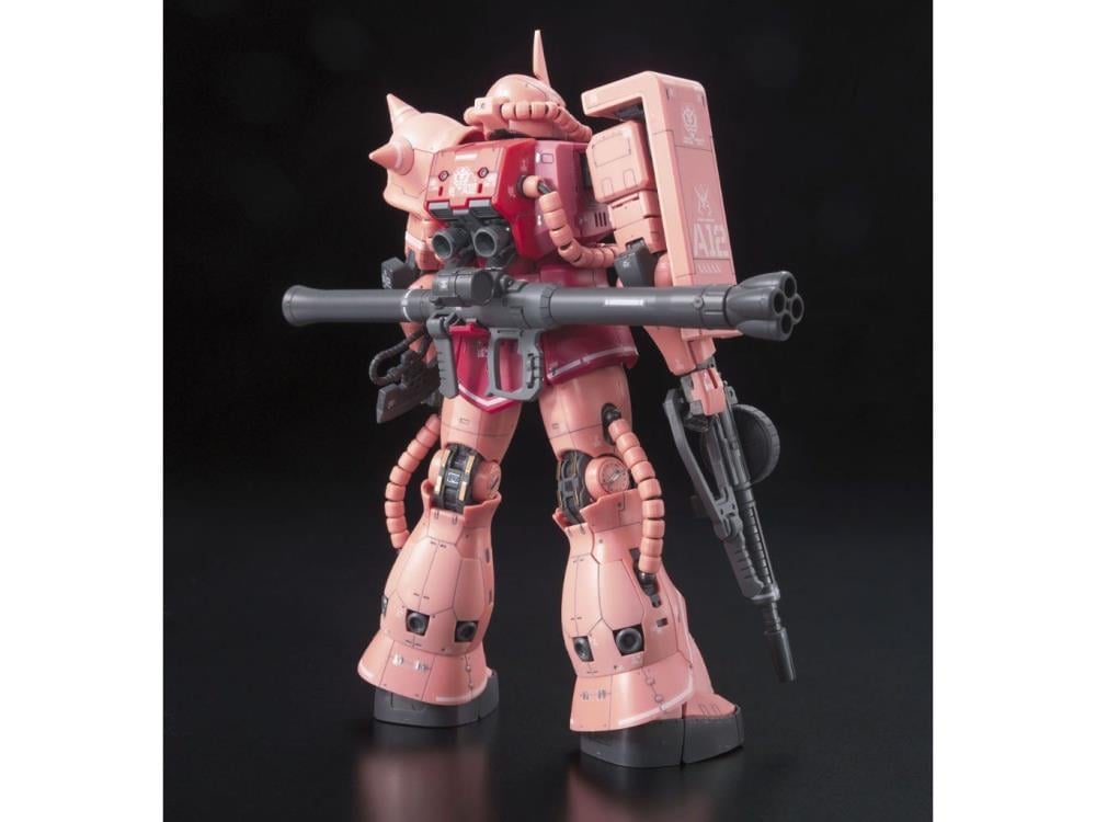 Mobile Suit Gundam RG MS-06S Char's Zaku II 1/144 Scale Model Kit Gallery Image 4