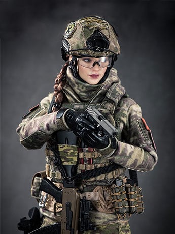 Russian Special Combat Miss Spetsnaz 1/6 Scale Figure