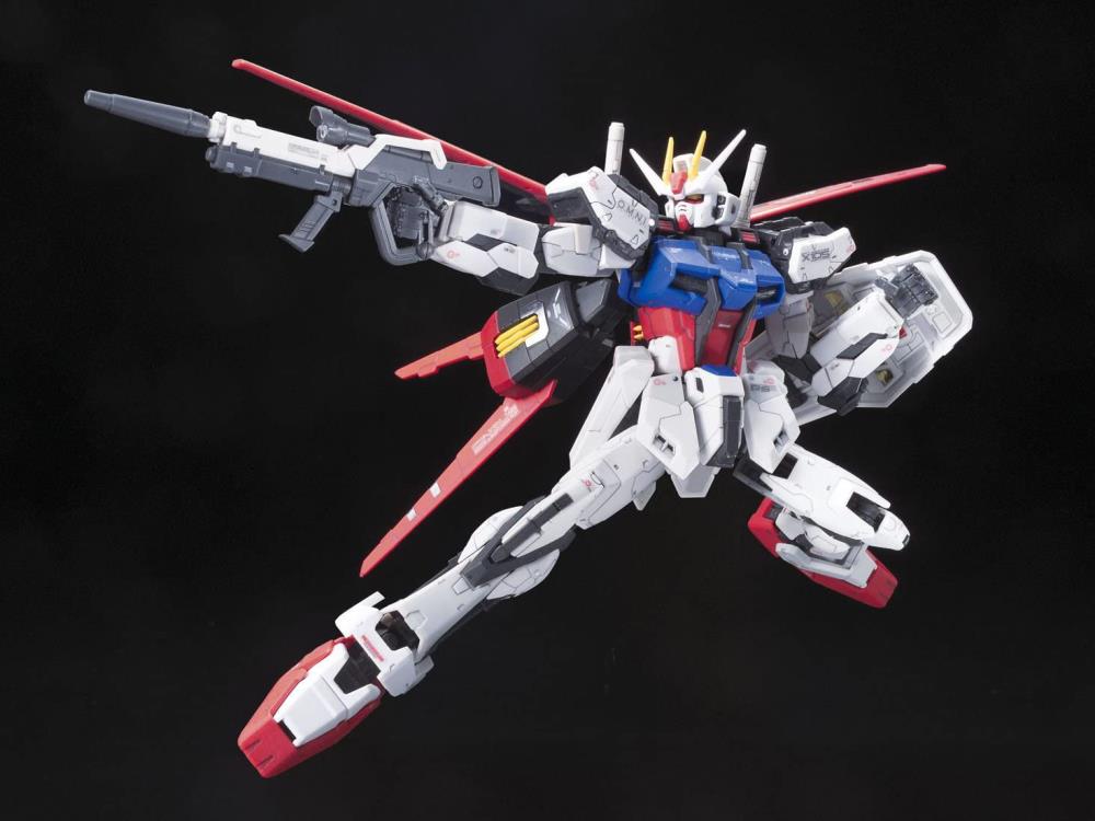 Mobile Suit Gundam SEED RG Aile Strike Gundam 1/144 Scale Model Kit Gallery Image 6