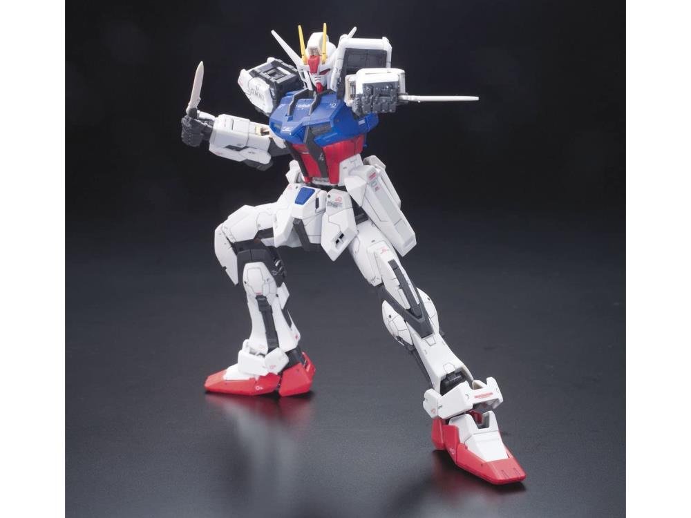 Mobile Suit Gundam SEED RG Aile Strike Gundam 1/144 Scale Model Kit Gallery Image 4
