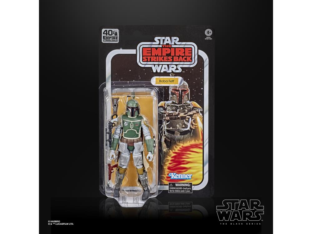 Star Wars 40th Anniversary The Black Series 6" Boba Fett (Empire Strikes Back) Figure Gallery Image 5