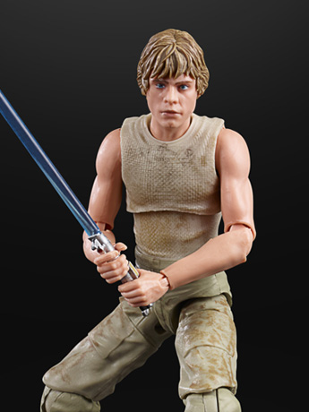 Star Wars 40th Anniversary The Black Series 6" Luke Skywalker (Dagobah) Figure Gallery Image 2