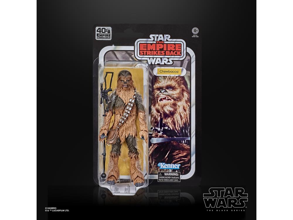 Star Wars 40th Anniversary The Black Series 6" Chewbacca (Empire Strikes Back) Figure Gallery Image 6