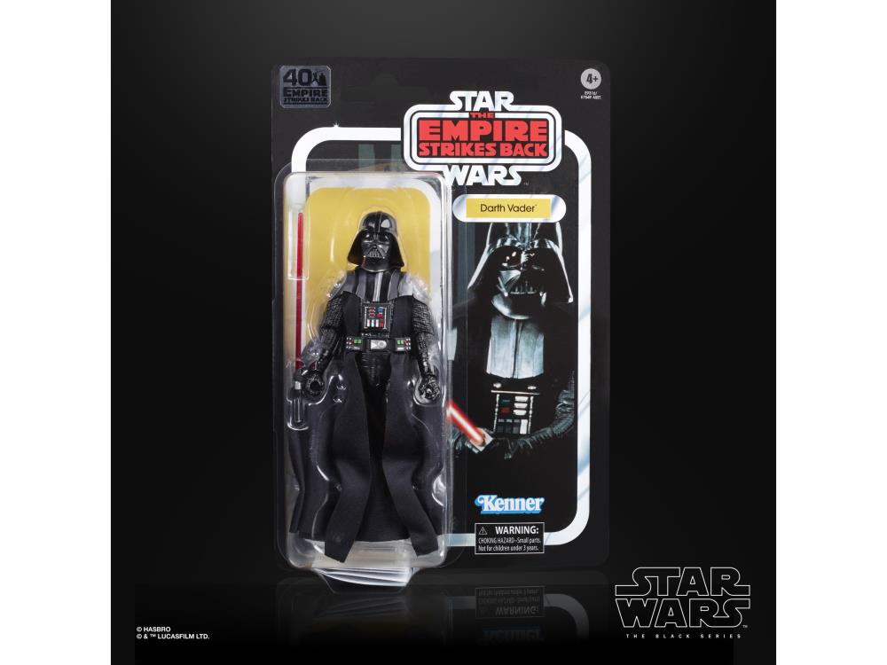 Star Wars 40th Anniversary The Black Series 6" Darth Vader (Empire Strikes Back) Figure Gallery Image 7