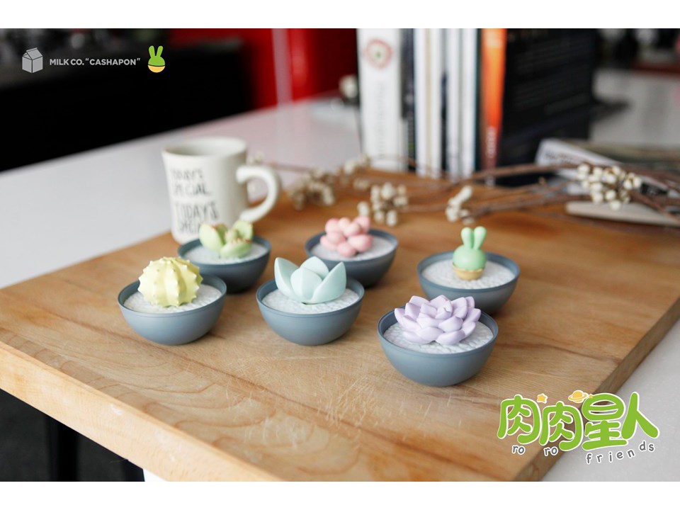 Succulent Plant Alien World Designer Series Box of 6 Figures Gallery Image 8