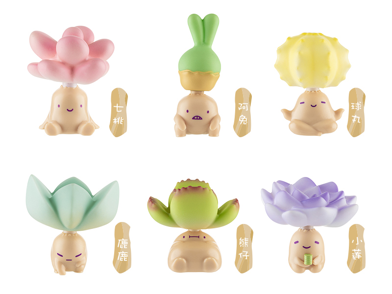 Succulent Plant Alien World Designer Series Box of 6 Figures Gallery Image 3