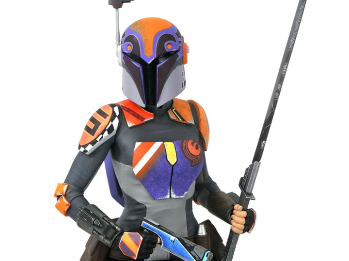 Star War Rebels Sabine Wren 1/6 Scale Limited Edition Bust Gallery Image 1