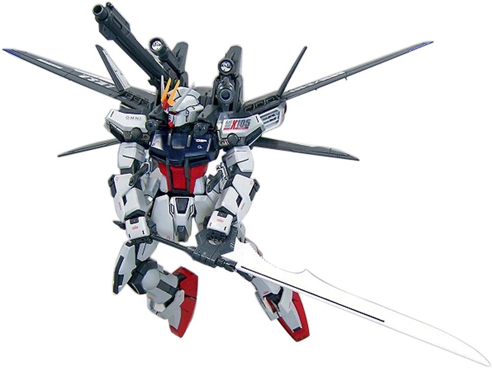 Mobile Suit Gundam SEED MSV MG Strike Gundam IWSP 1/100 Scale Model Kit Gallery Image 7