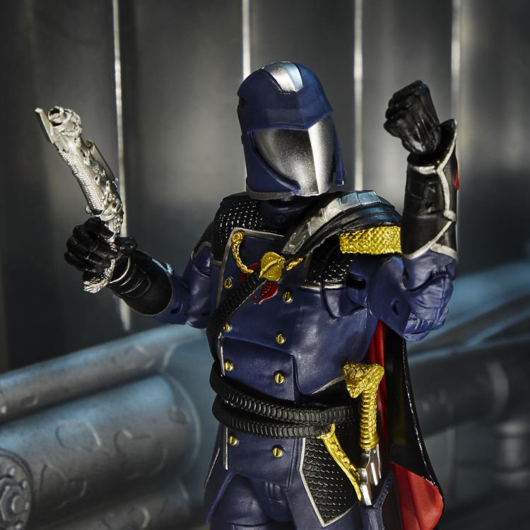 Figurine GI Joe Classified Series - Cobra Commander (masque Chromé) - 6 Pouces - NEUF
