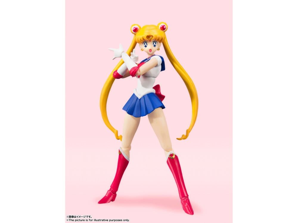 Sailor Moon S.H.Figuarts Sailor Moon (Animation Color Edition) Action Figure Gallery Image 7