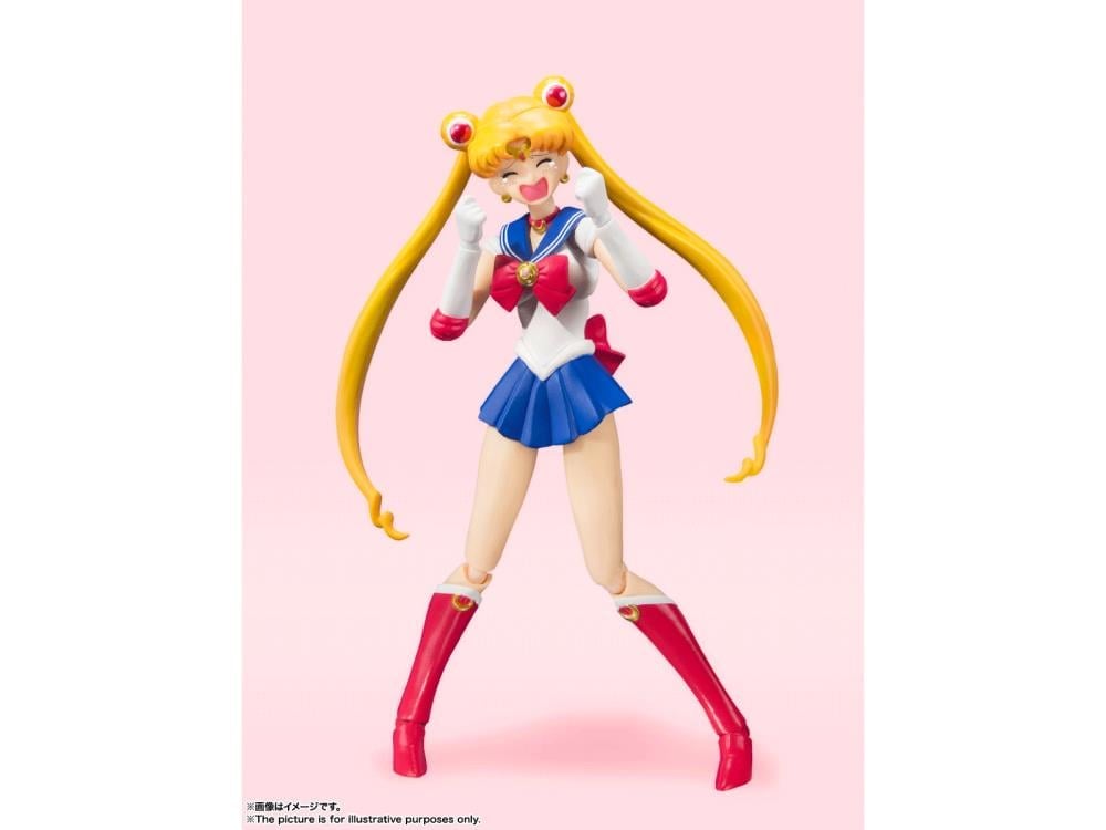 Sailor Moon S.H.Figuarts Sailor Moon (Animation Color Edition) Action Figure Gallery Image 4