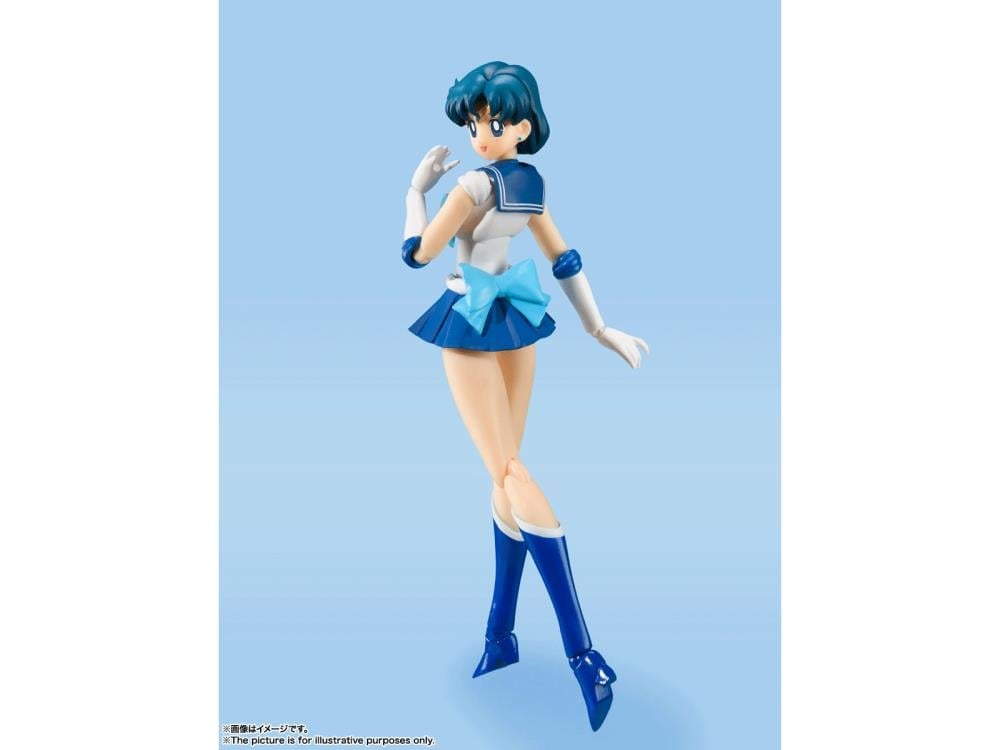 Sailor Moon S.H.Figuarts Sailor Mercury (Animation Color Edition) Action Figure Gallery Image 6