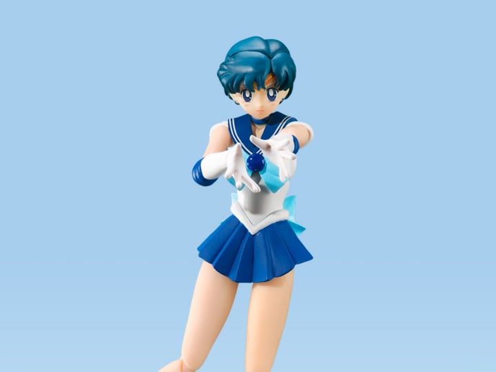Sailor Moon S.H.Figuarts Sailor Mercury (Animation Color Edition) Action Figure Gallery Image 1