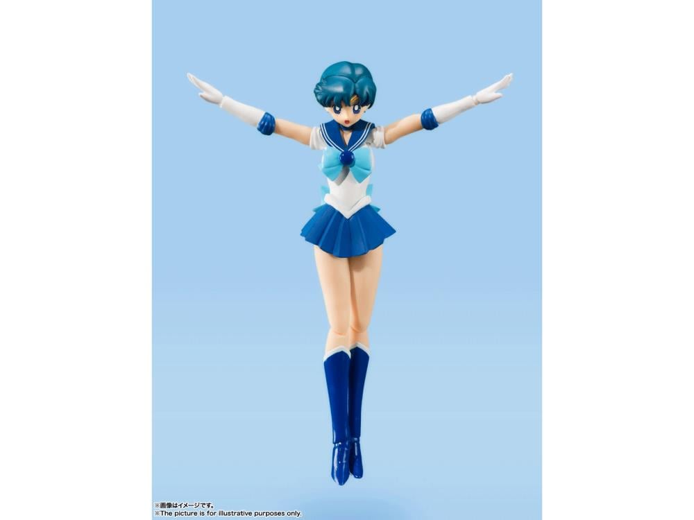 Sailor Moon S.H.Figuarts Sailor Mercury (Animation Color Edition) Action Figure Gallery Image 5