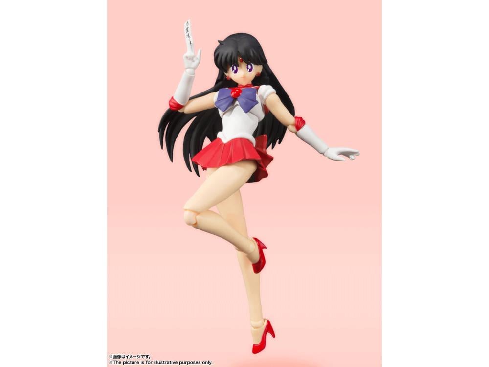 Sailor Moon S.H.Figuarts Sailor Mars (Animation Color Edition) Action Figure Gallery Image 4