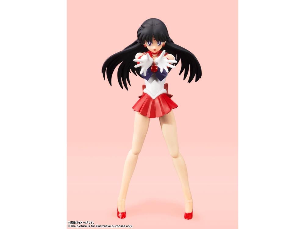 Sailor Moon S.H.Figuarts Sailor Mars (Animation Color Edition) Action Figure Gallery Image 6
