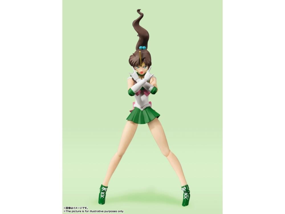 Sailor Moon S.H.Figuarts Sailor Jupiter (Animation Color Edition) Action Figure Gallery Image 5