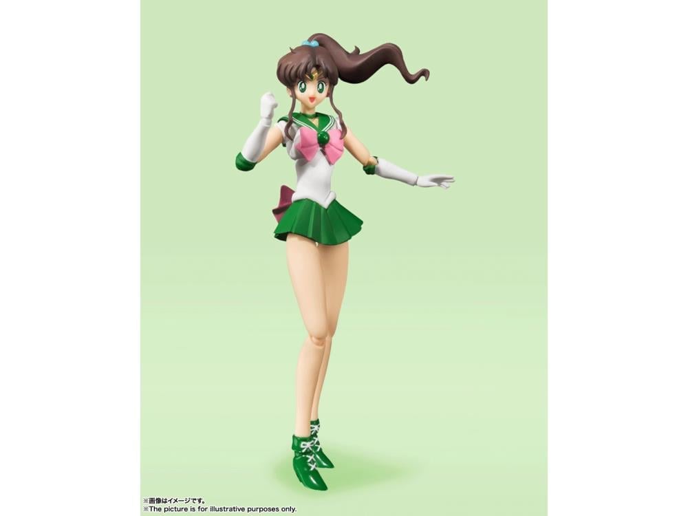 Sailor Moon S.H.Figuarts Sailor Jupiter (Animation Color Edition) Action Figure Gallery Image 4