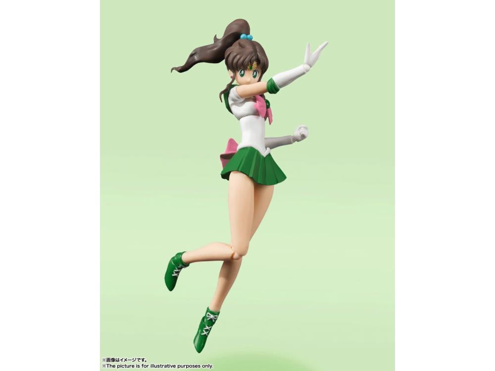 Sailor Moon S.H.Figuarts Sailor Jupiter (Animation Color Edition) Action Figure Gallery Image 6