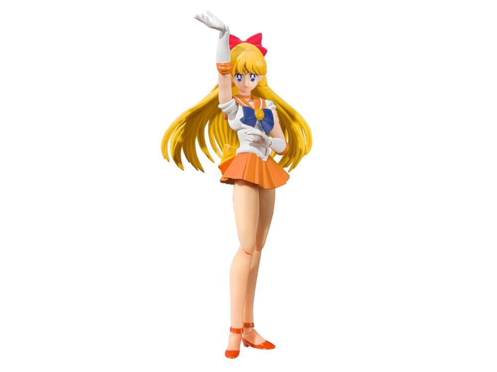 Sailor Moon S.H.Figuarts Sailor Venus (Animation Color Edition) Action Figure Gallery Image 3