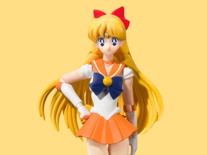 Sailor Moon S.H.Figuarts Sailor Venus (Animation Color Edition) Action Figure Gallery Image 1