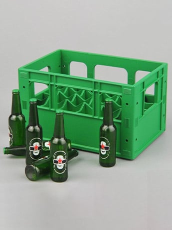 Crate & Beer Bottles 1/6 Scale Accessory Gallery Image 2