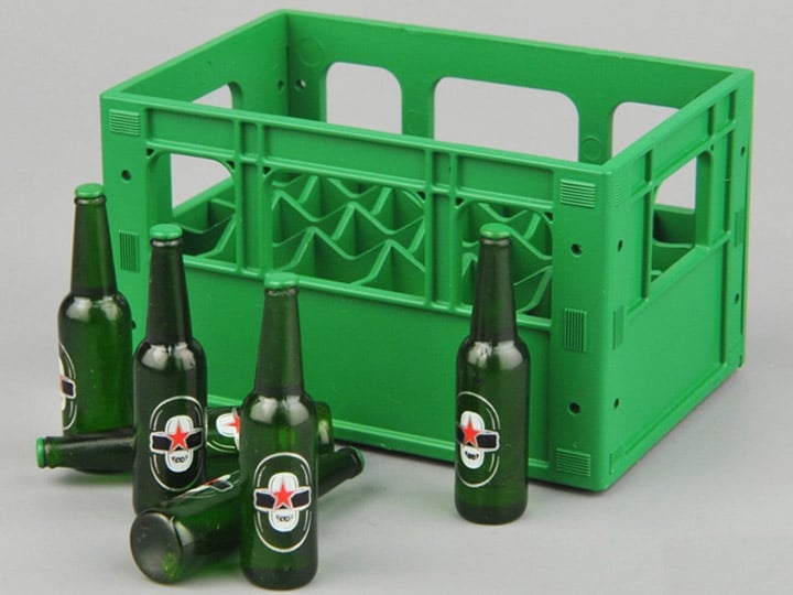 Crate & Beer Bottles 1/6 Scale Accessory Gallery Image 1