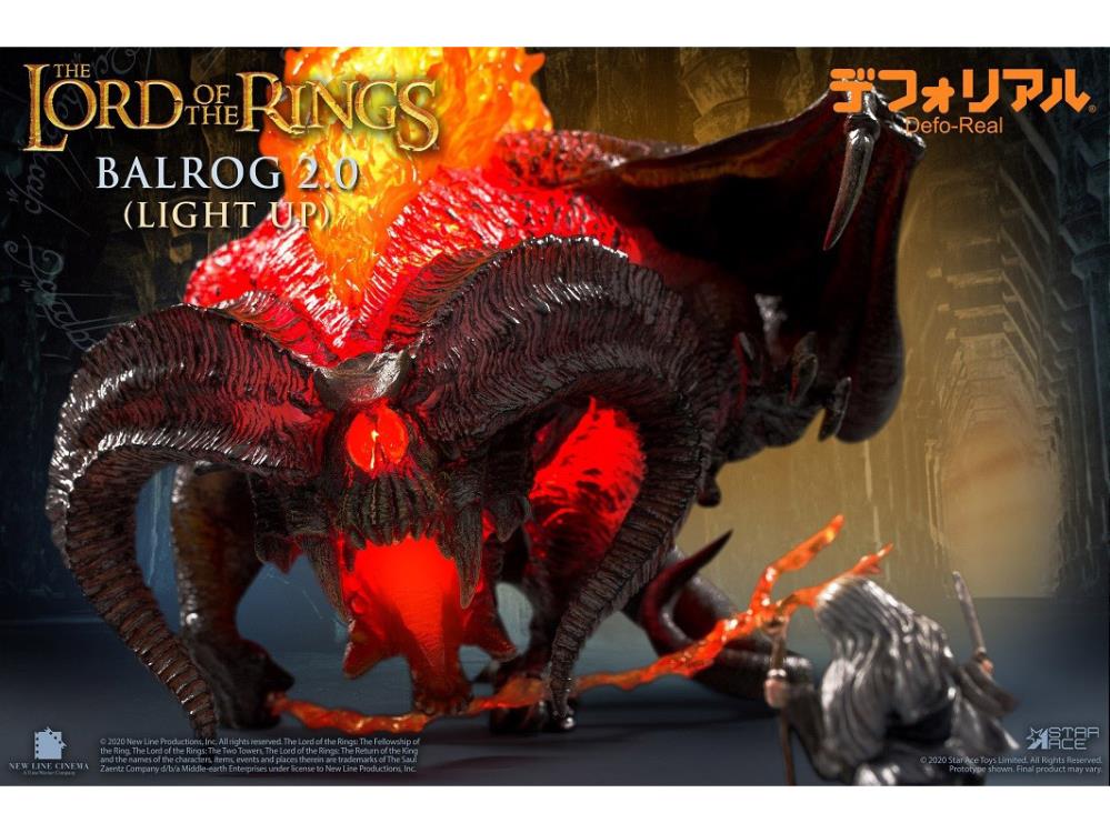 The Lord of the Rings Defo-Real Balrog (Light-Up) Gallery Image 3