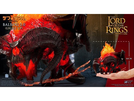 The Lord of the Rings Defo-Real Balrog (Light-Up) Gallery Image 6