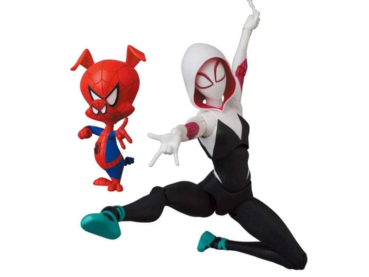 MAFEX No. 134 Spider-Gwen & Spider-Ham Action Figures