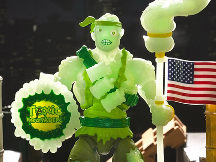 Toxic Crusaders Deluxe (Glow-in-the-Dark) Toxie Exclusive Figure Gallery Image 1