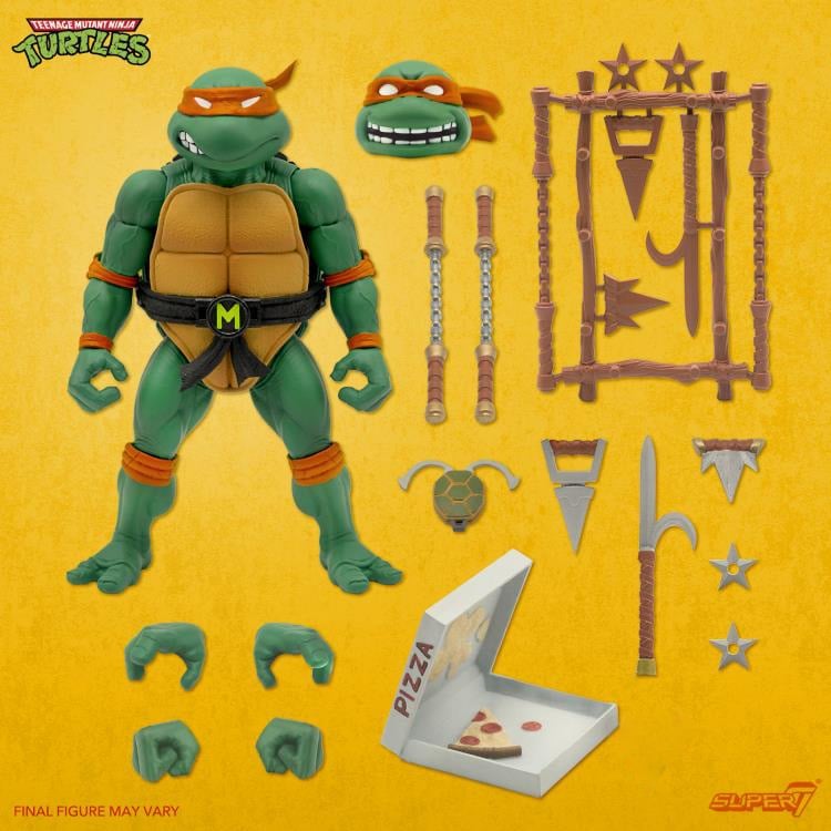 TMNT フィギュア 4体セット　スーパー7 リアクション　タートルズ Teenage Mutant Ninja Turtles ULTIMATES! Wave 3 Set of 4 Figures
